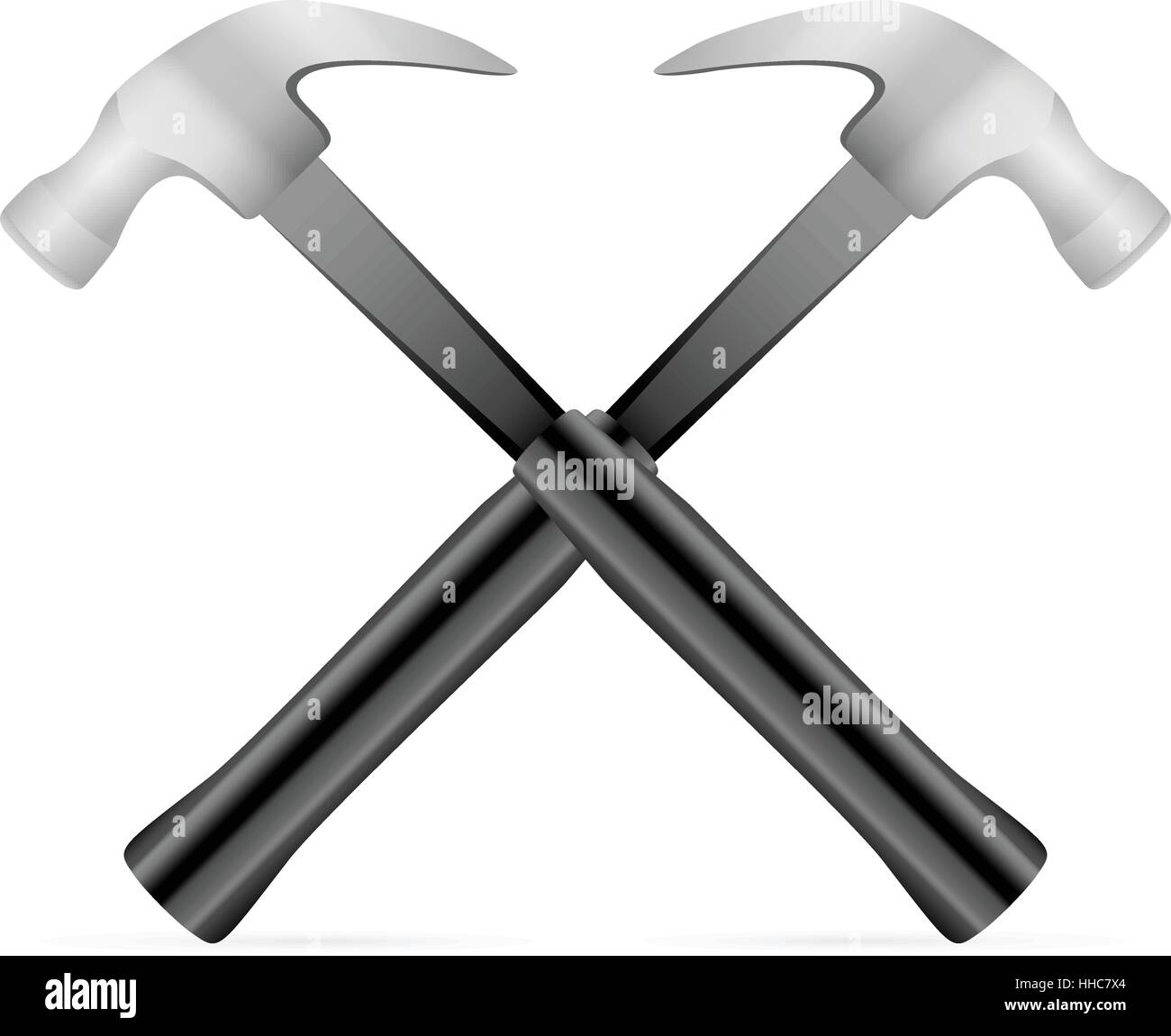 Hammer on a white background. Vector illustration Stock Vector Image ...