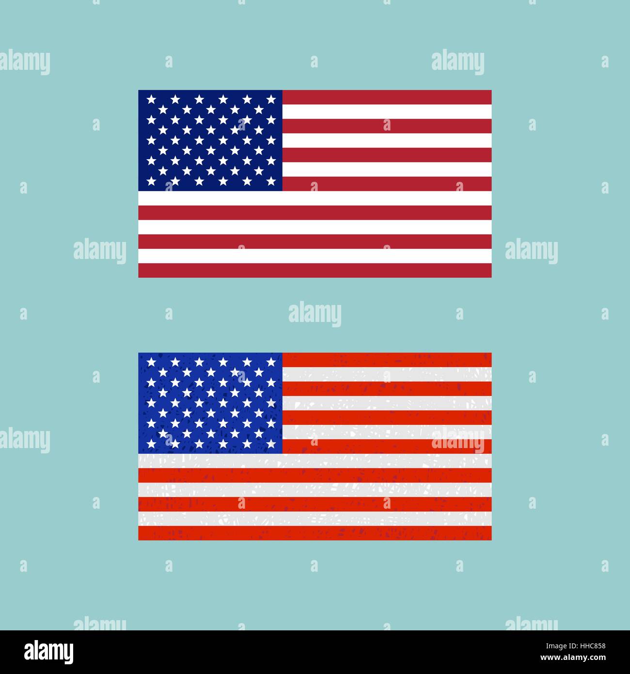 American Flag Vector Symbol Stock Vector