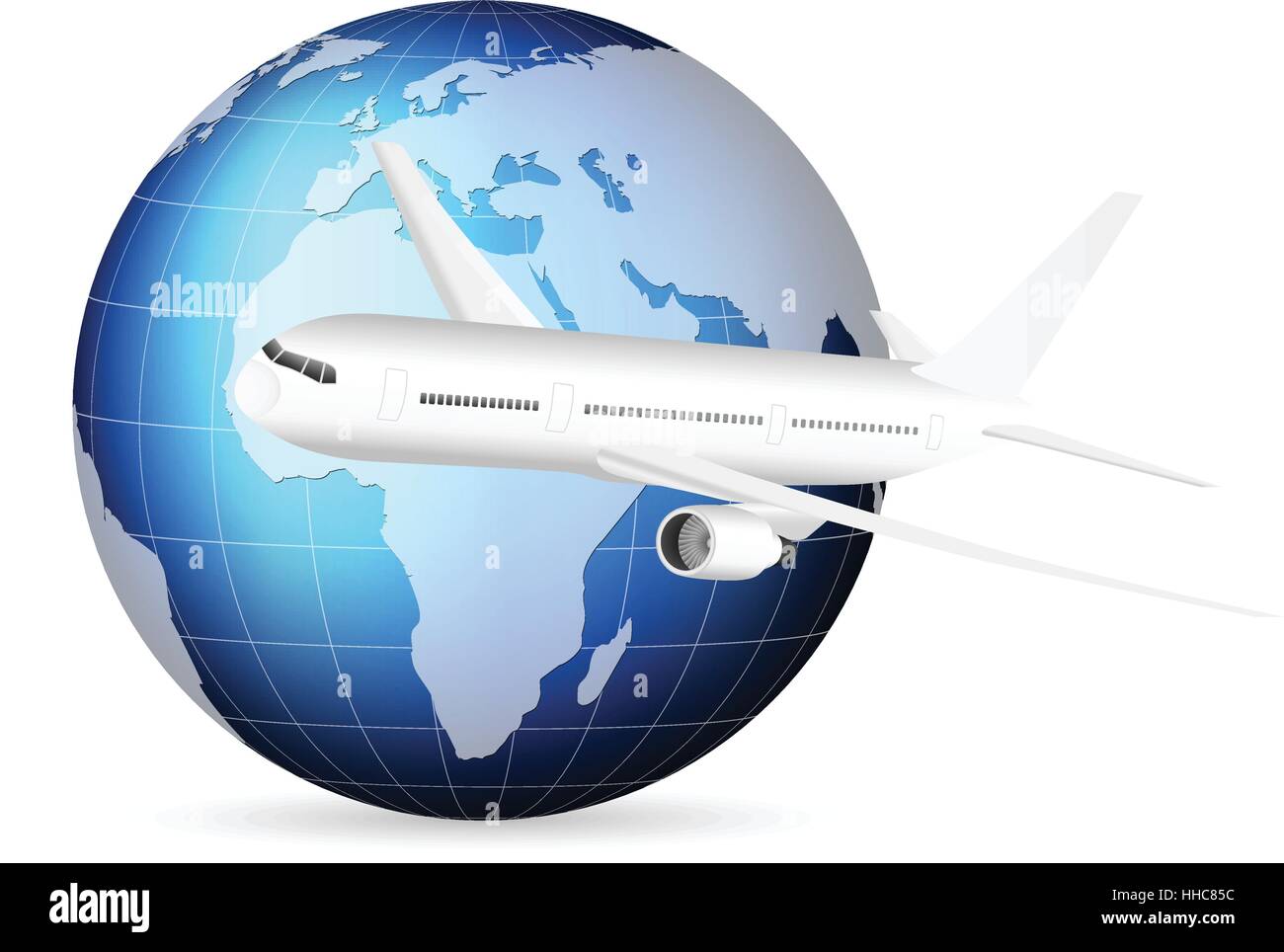 Airplane planet hi-res stock photography and images - Alamy