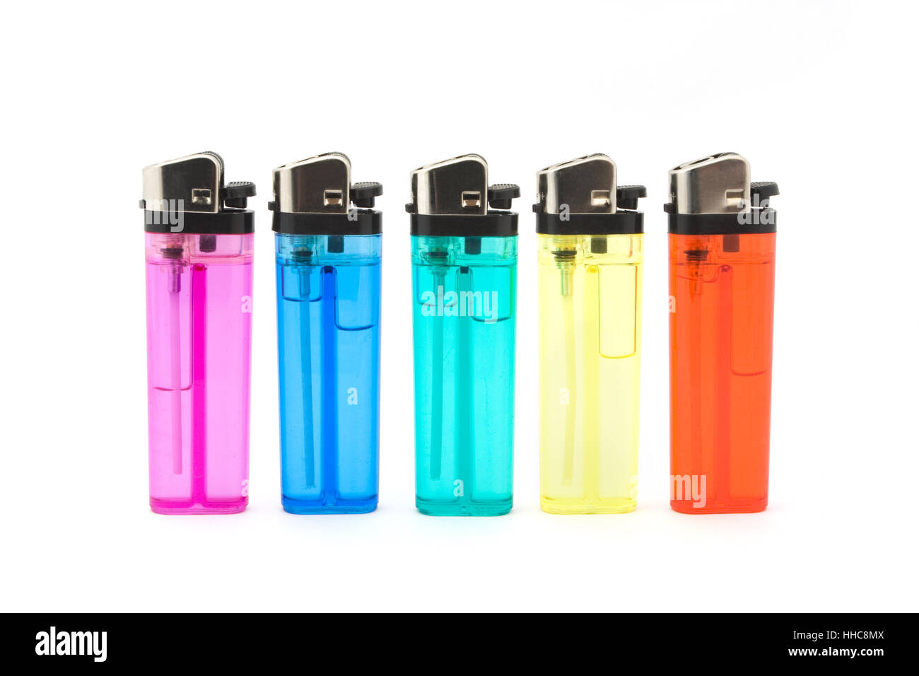 isolated, plastic, synthetic material, fuel, lighter, cigarette, blue