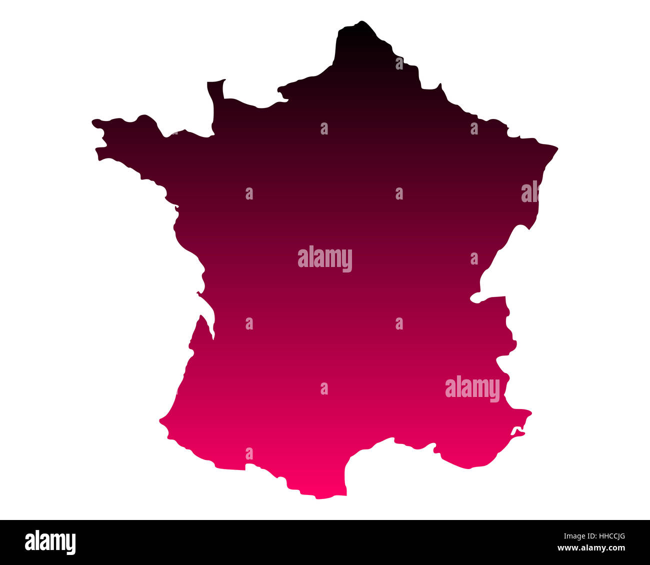 Landkarte frankreich hi-res stock photography and images - Alamy