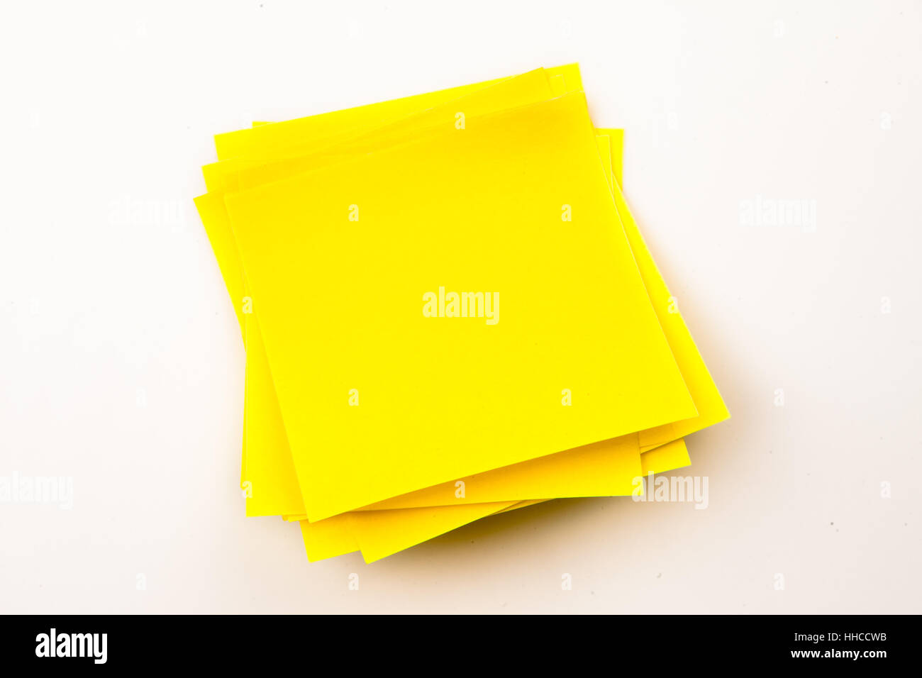 Sticky notes against a white background Stock Photo - Alamy