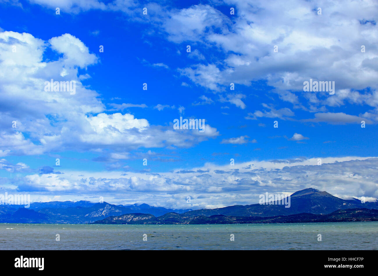 blue, alps, gardasee, firmament, sky, salt water, sea, ocean, water