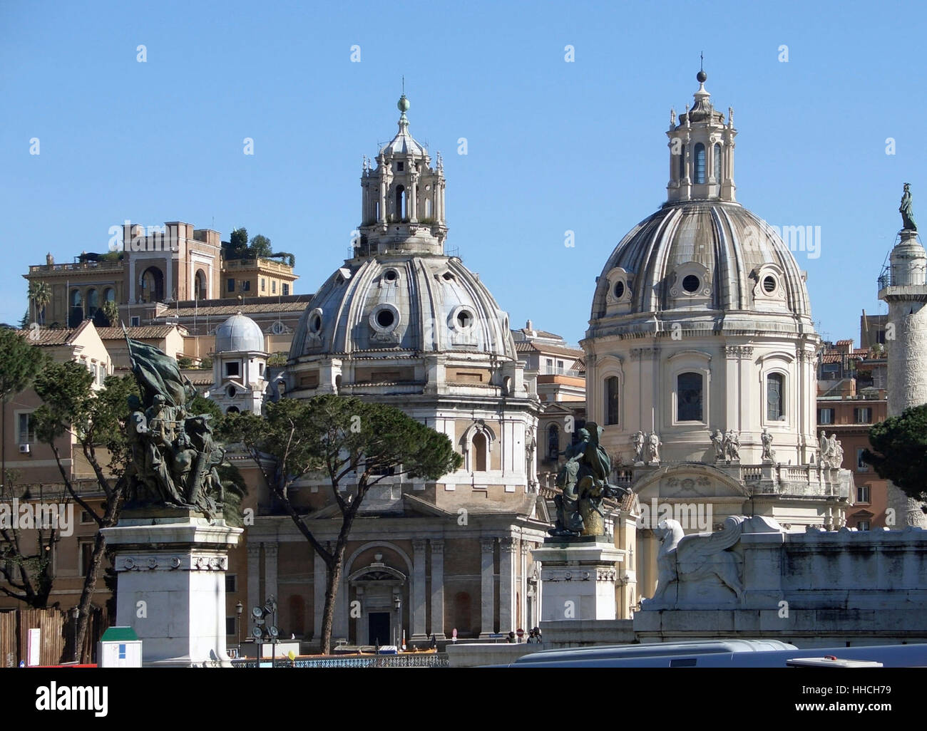 Santa Maria di Loreto in Rome (Italy) in sunny ambiance Stock Photo Alamy