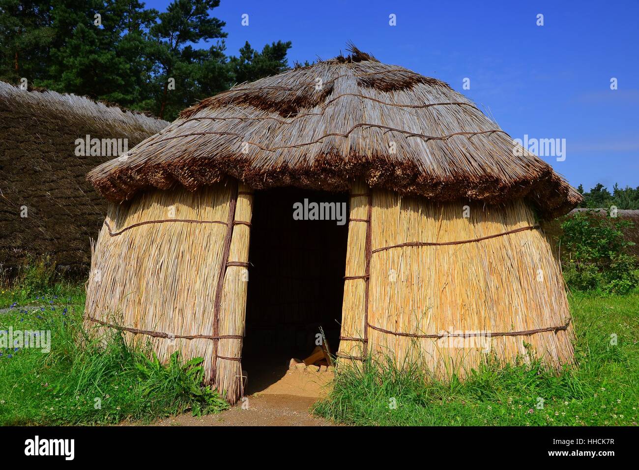 house, building, story, entrance, stone age, formerly, archeology