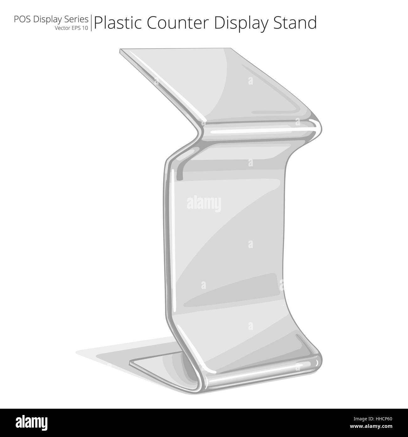 Vector, Illustration of a Counter Display Stand. Sketch style. POS series. Stock Photo