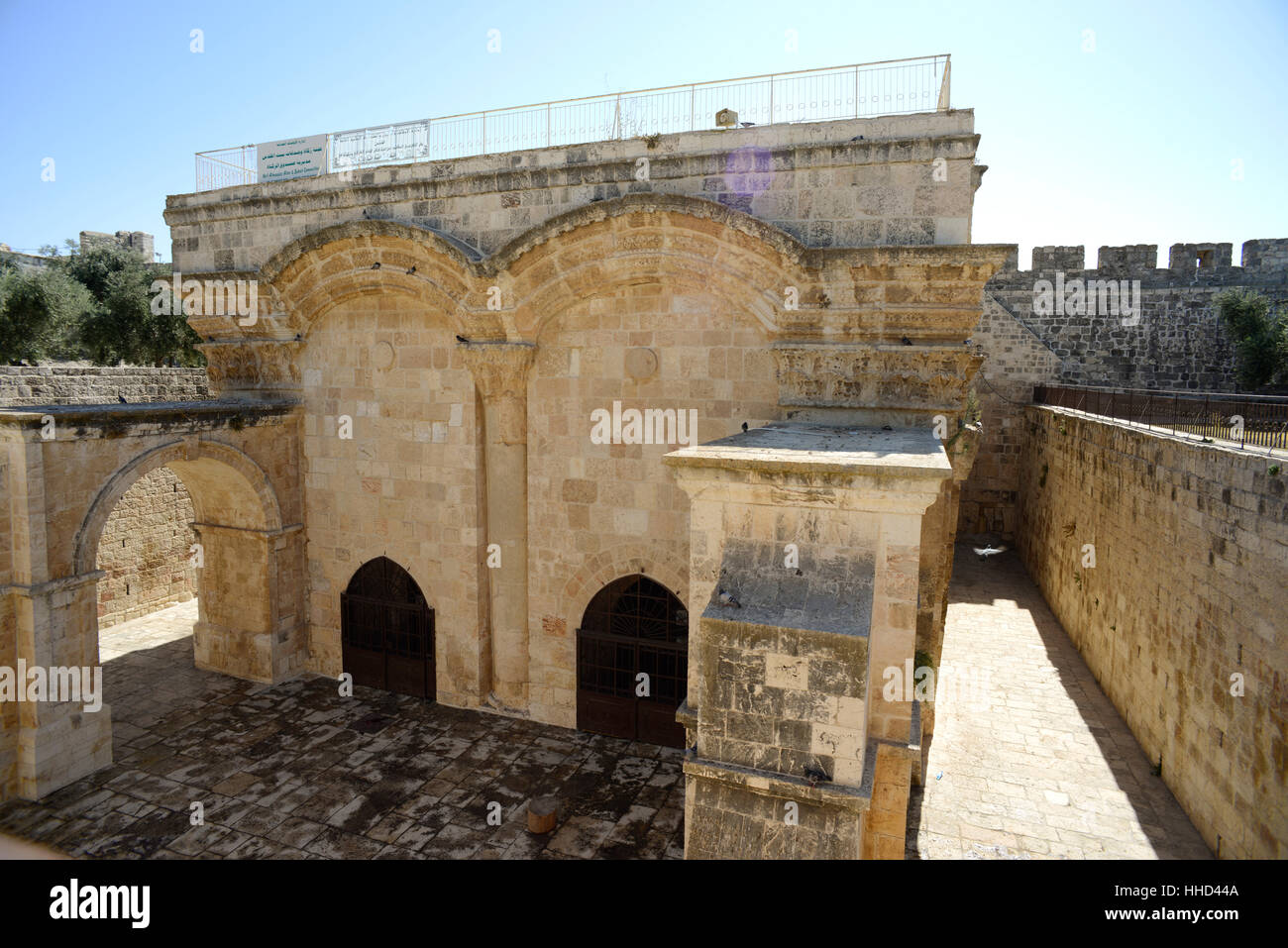 The historic Golden Gate, the only Eastern gate on the Temple Mount in