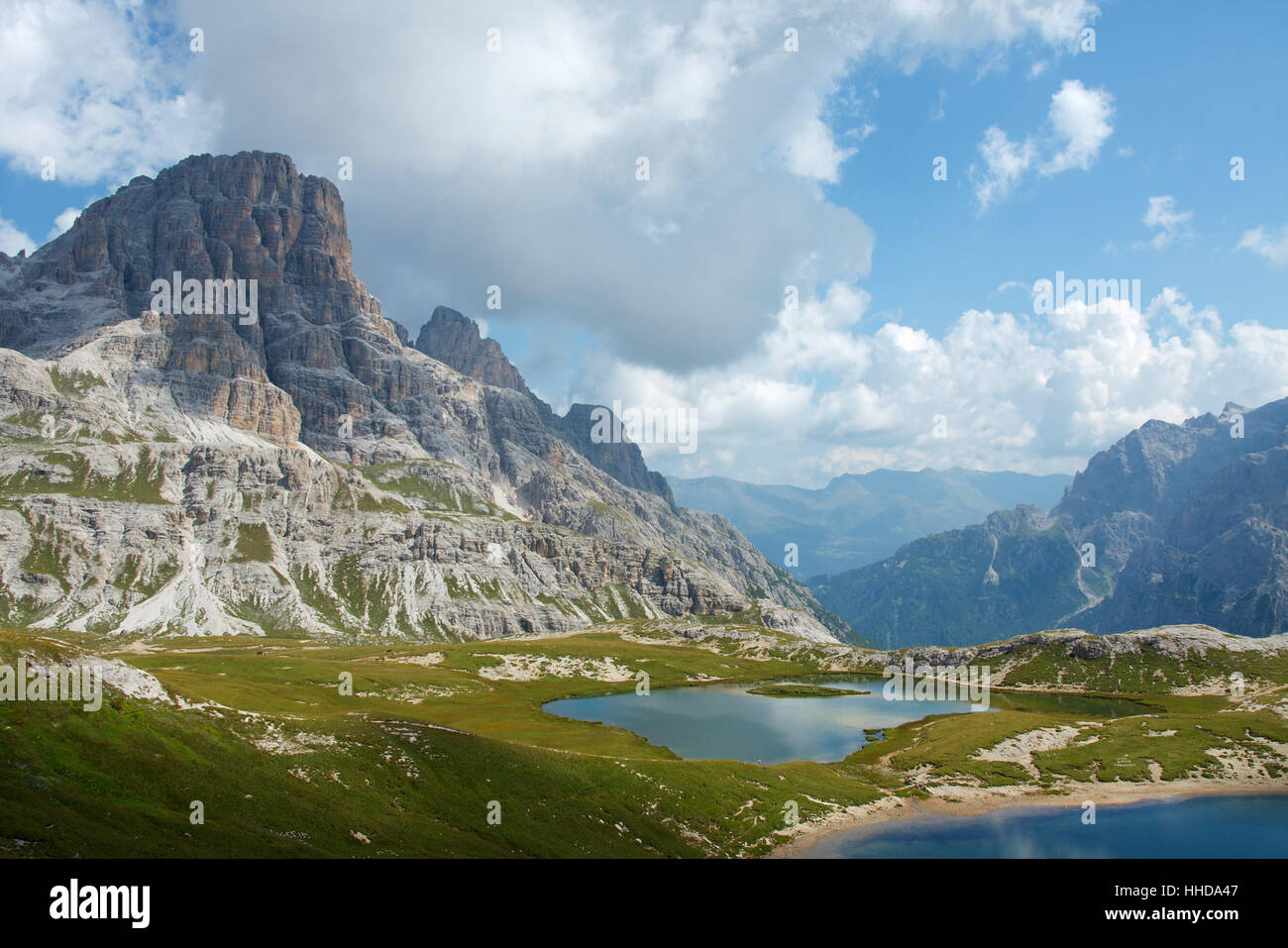 High mountain landscape in the Dolomites Stock Photo - Alamy