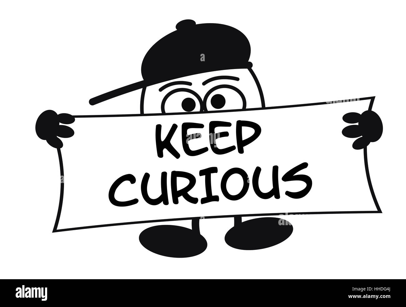 curiosity, interest, curious, comic, curiosity, male, masculine, entrance, Stock Photo