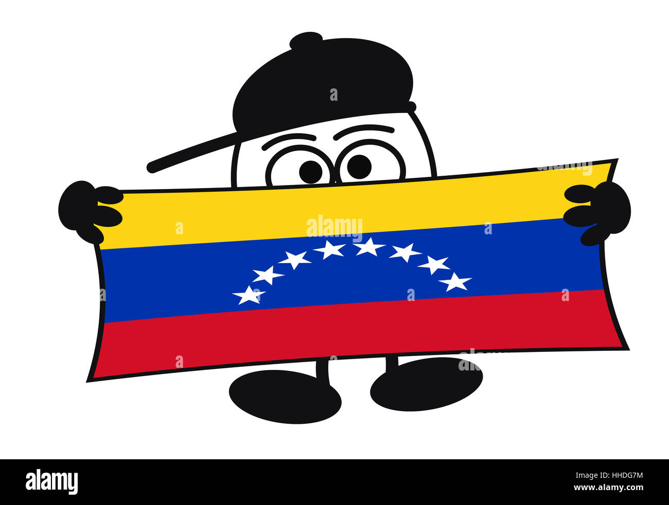egghead - welcome venezuela Stock Photo