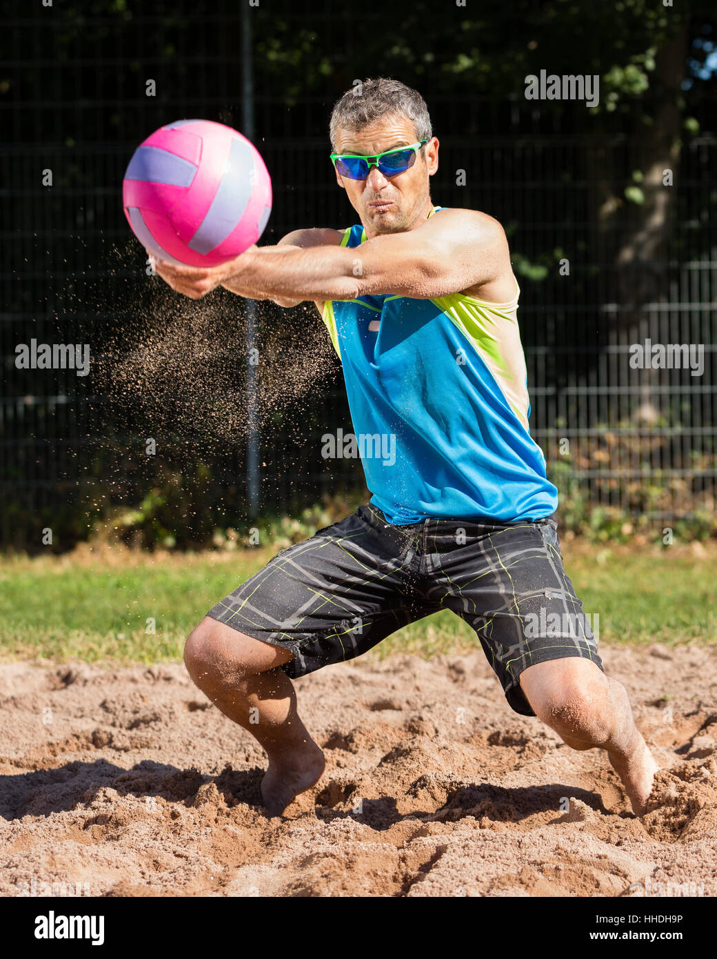 beach volleyball Stock Photo