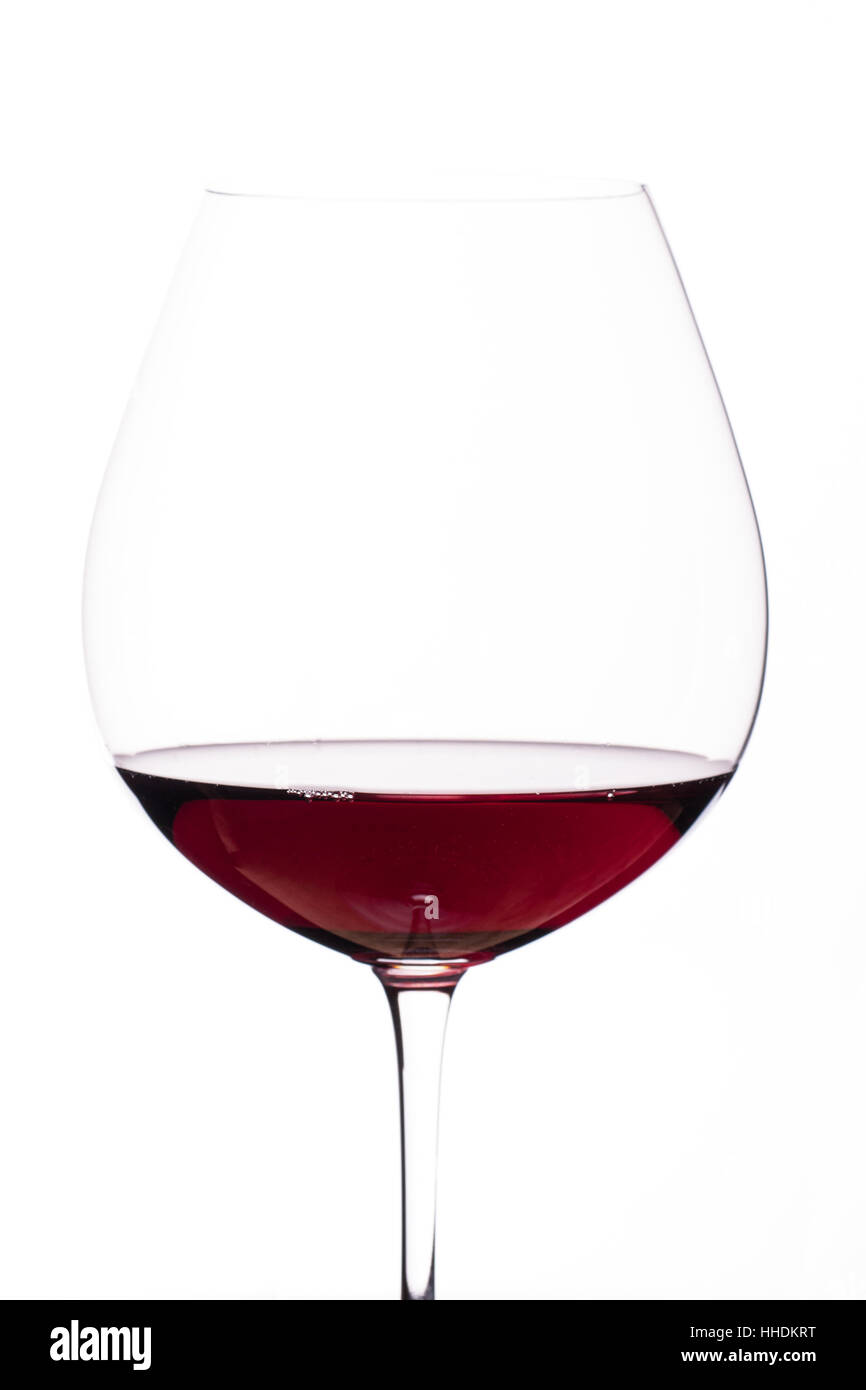 burgundy red wine in glass against white background Stock Photo Alamy