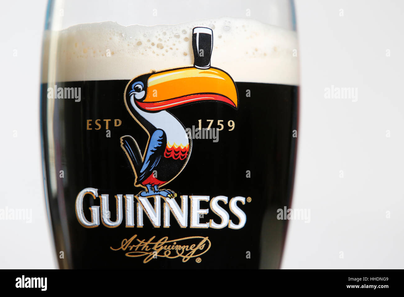 Guinness Toucan Pint Glass