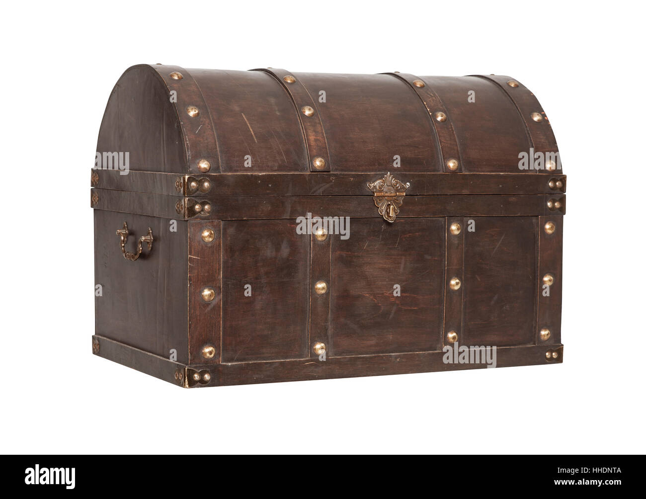 Locked pirate treasure chests with golden lock Vector Image