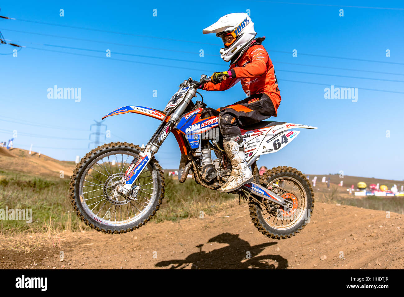Motorocross Rider motocross rider in the race Stock Photo - Alamy