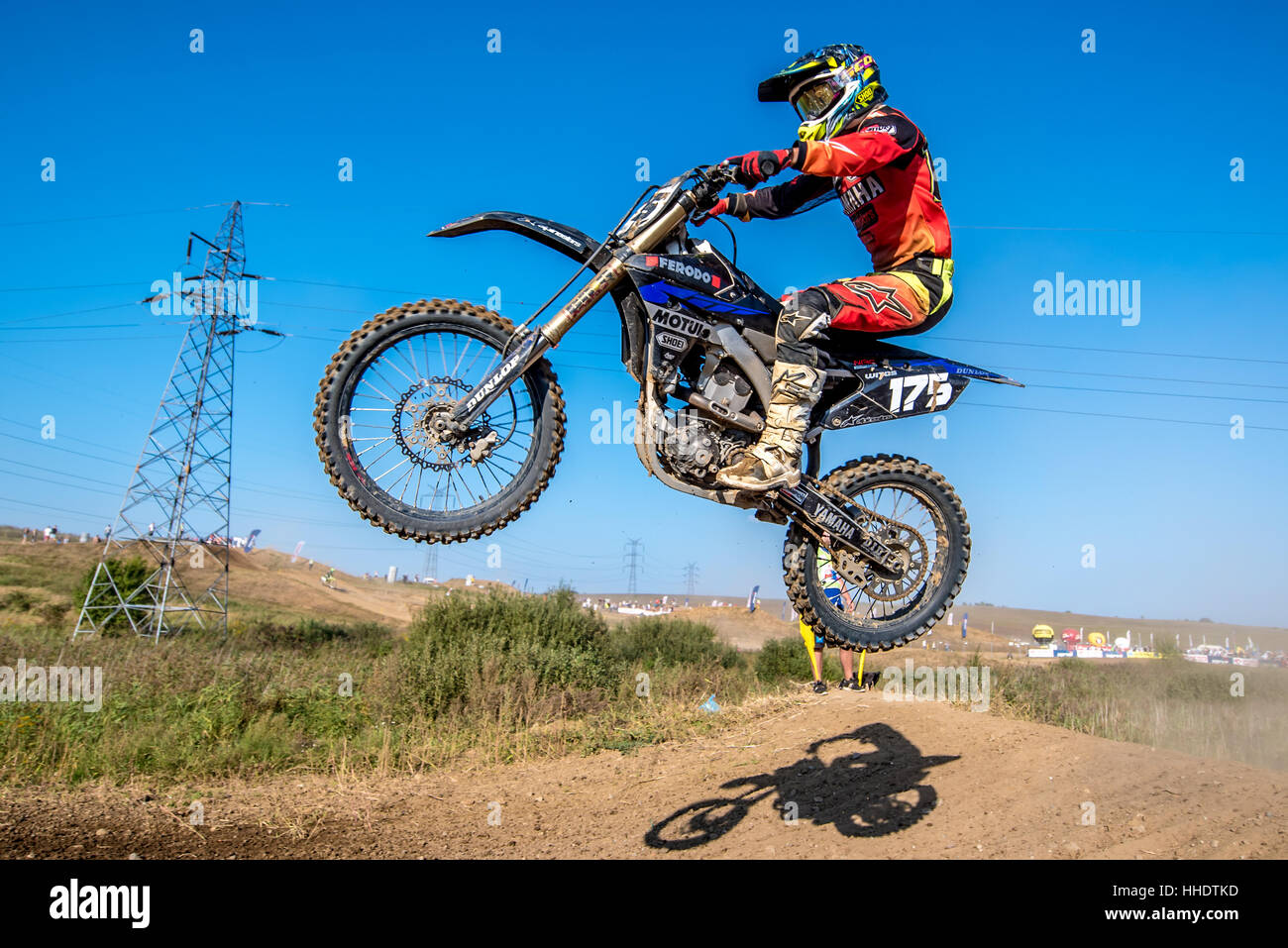 Motorocross Rider motocross rider in the race Stock Photo - Alamy