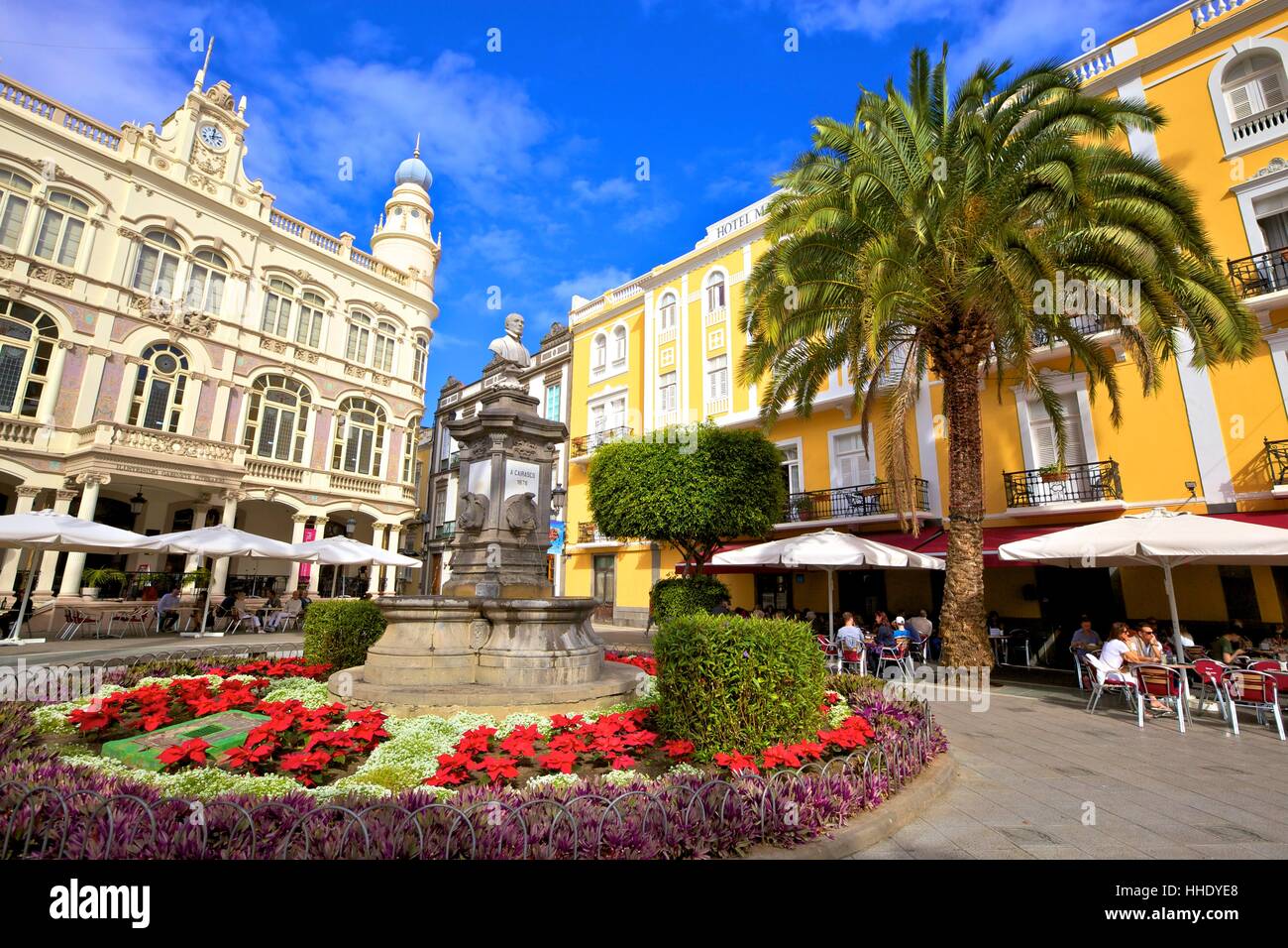 Plaza de Cairasco, Triana, Las Palmas de Gran Canaria, Gran Canaria, Canary  Islands, Spain, Atlantic Stock Photo - Alamy