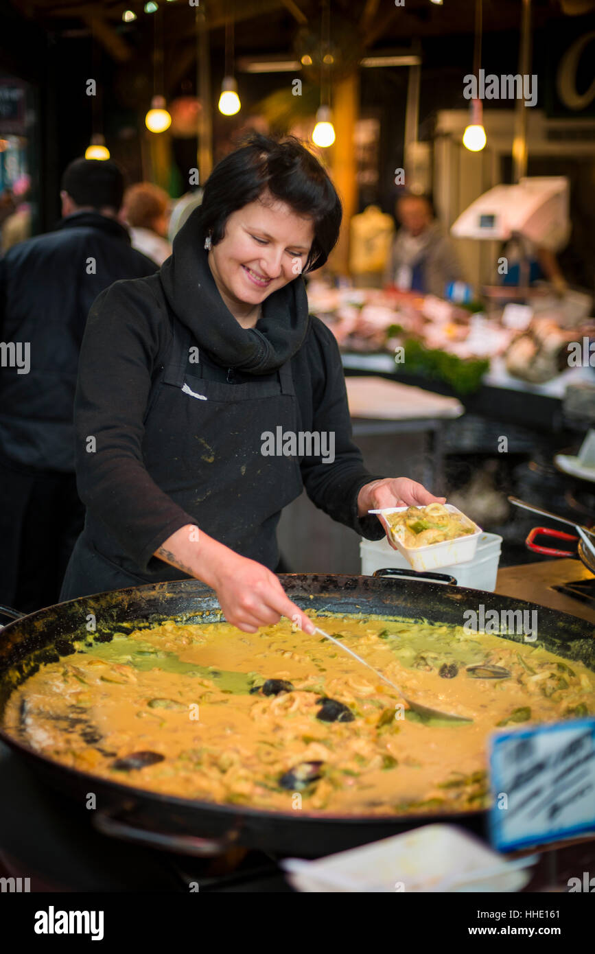 Market london england uk food stall hi-res stock photography and images ...