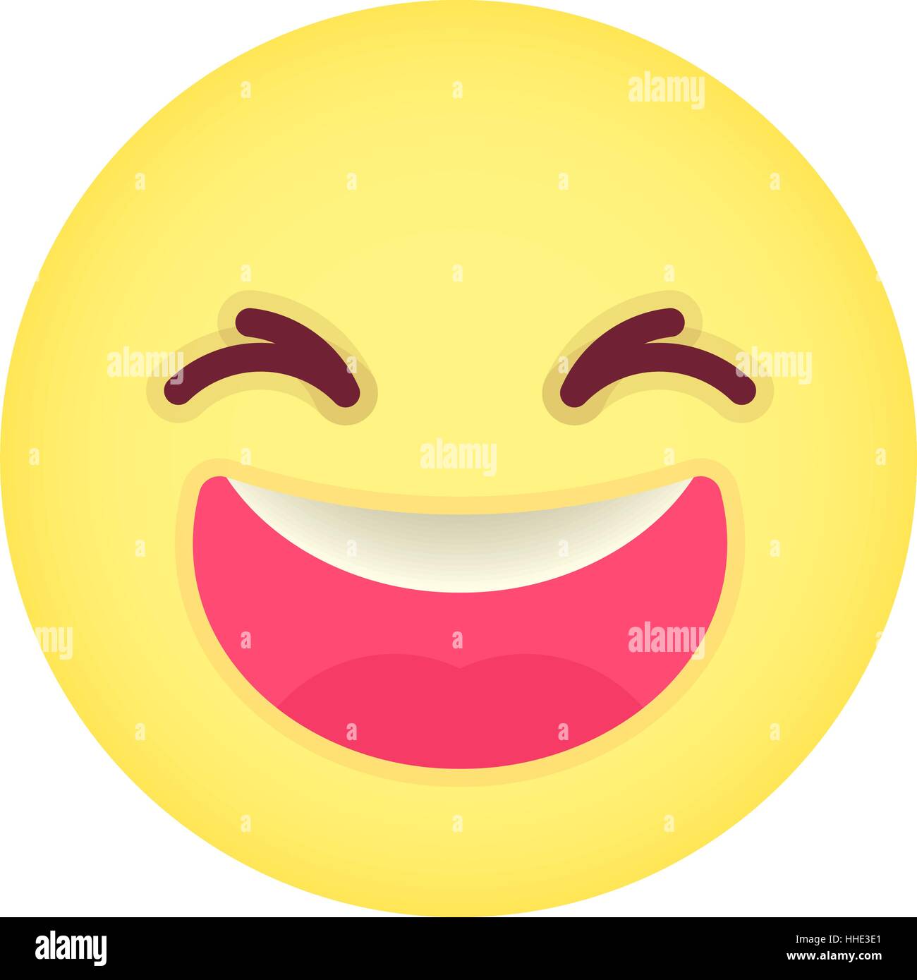 Premium Vector  Laughing face expression funny doodle positive emotion