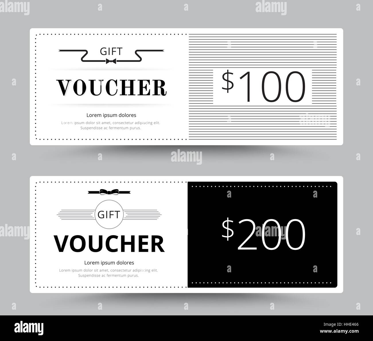 Gift voucher card template design. for special time, Best of customer