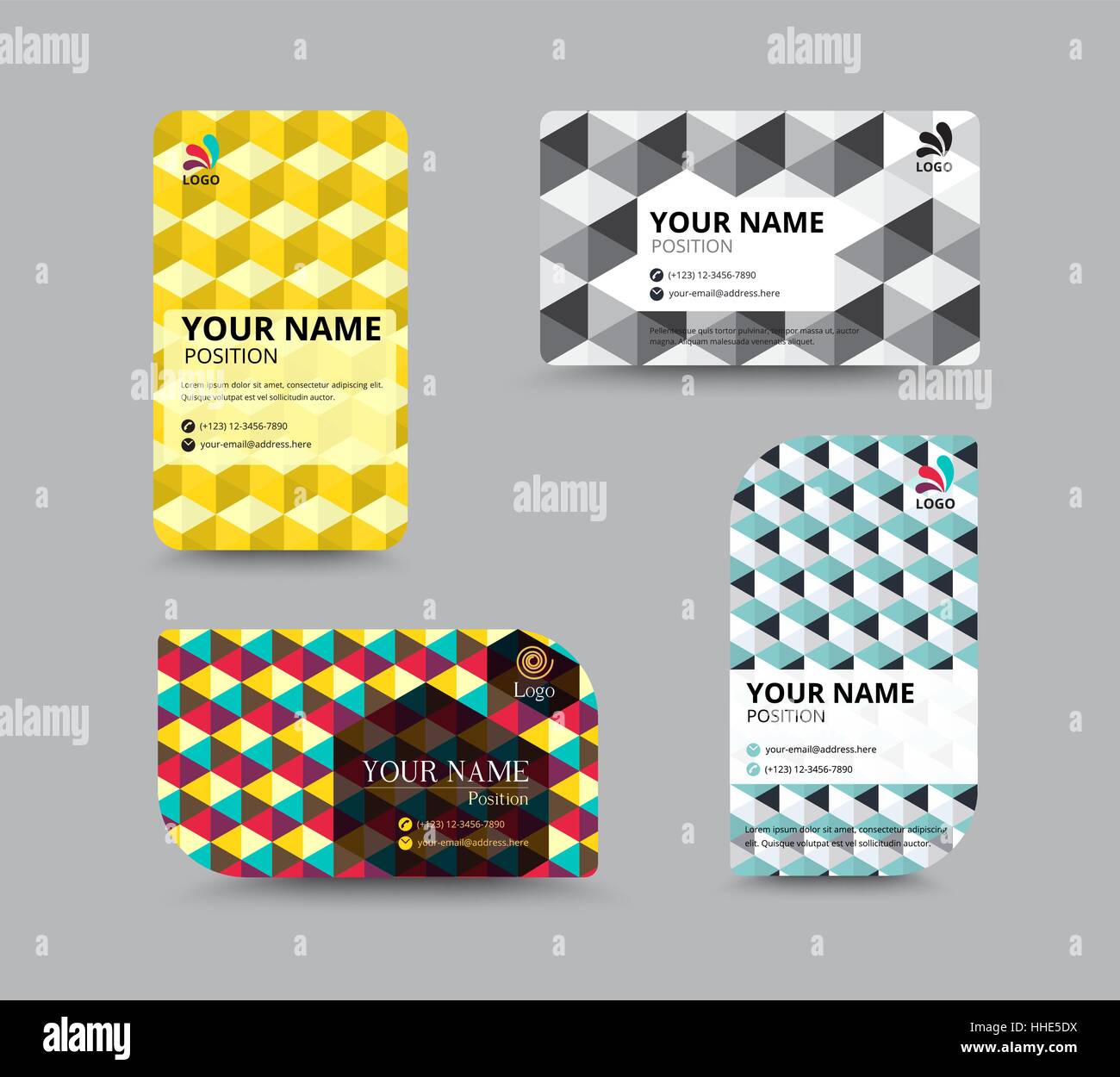 Business name card Stock Vector Images - Alamy