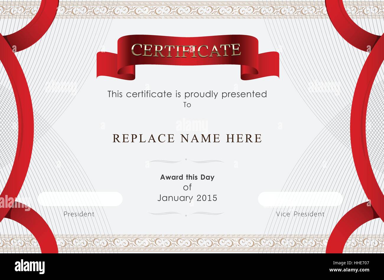 Certificate border, Certificate template. vector illustration Pertaining To Award Certificate Border Template