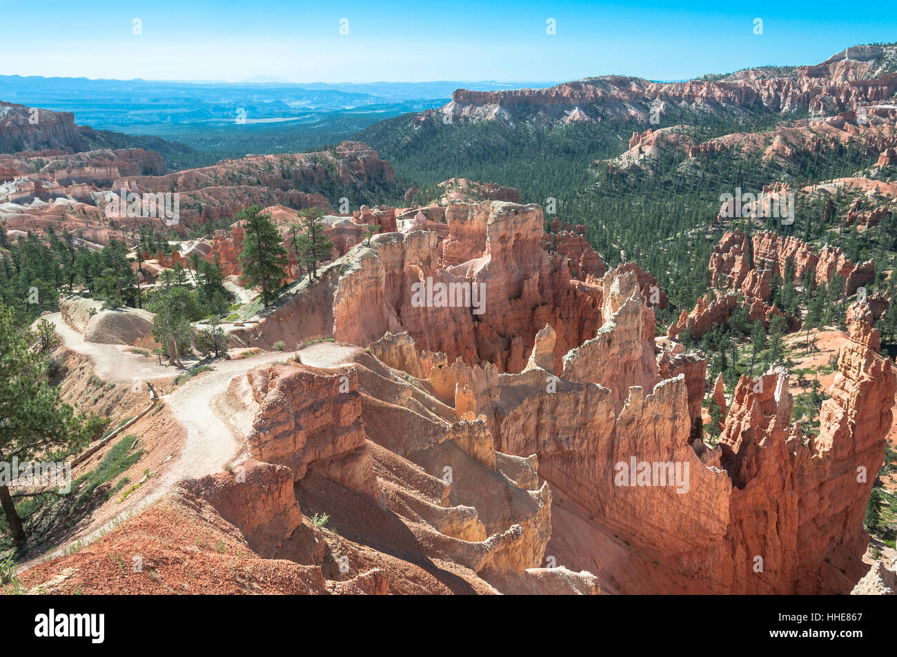 Queens Garden Trail in Bryce Canyon, Utah Stock Photo