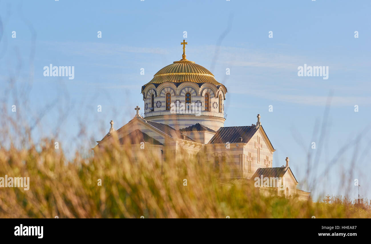 Saint Vladimir's Cathedral Chersonesus Crimean Peninsula Stock Photo