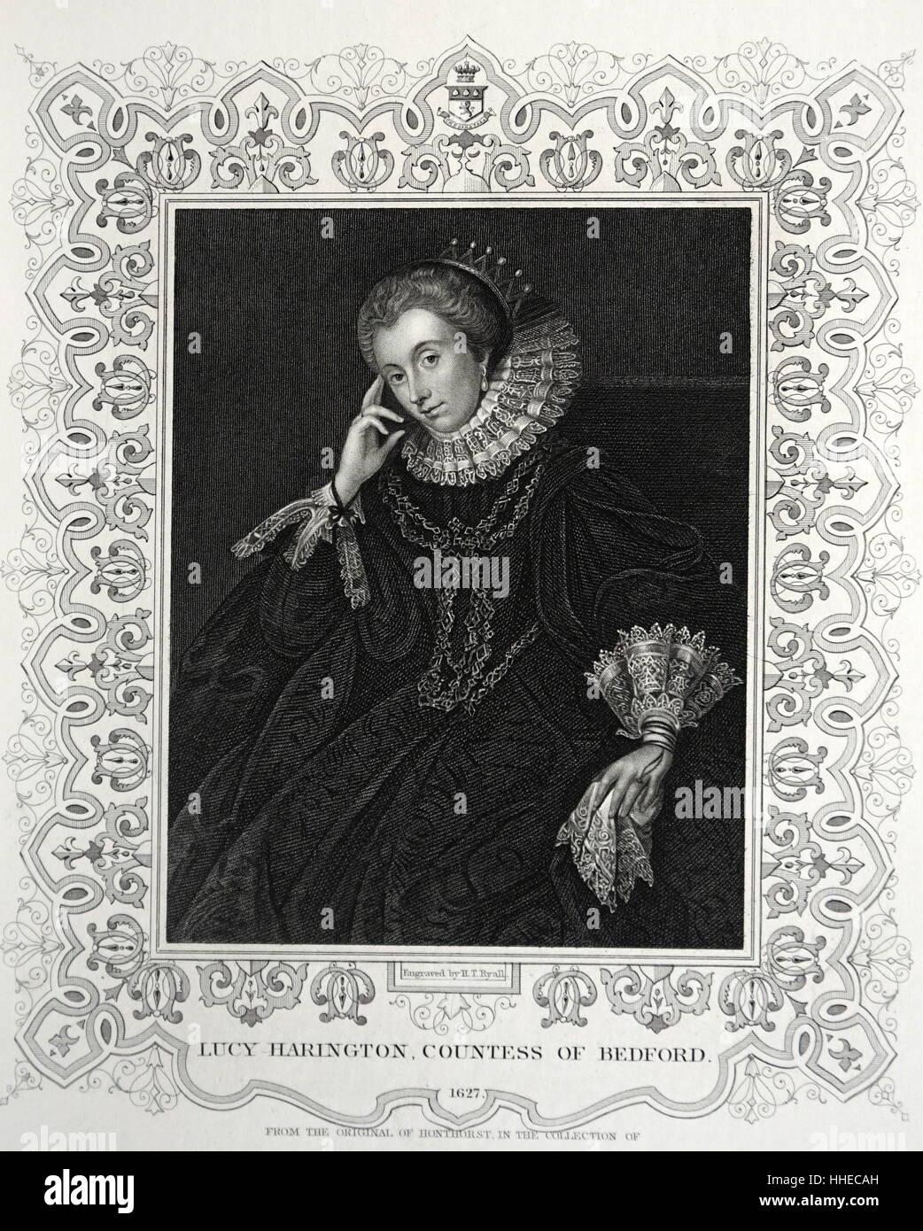 Lucy Russell (Harington), Countess of Bedford. Died 1627 Stock Photo