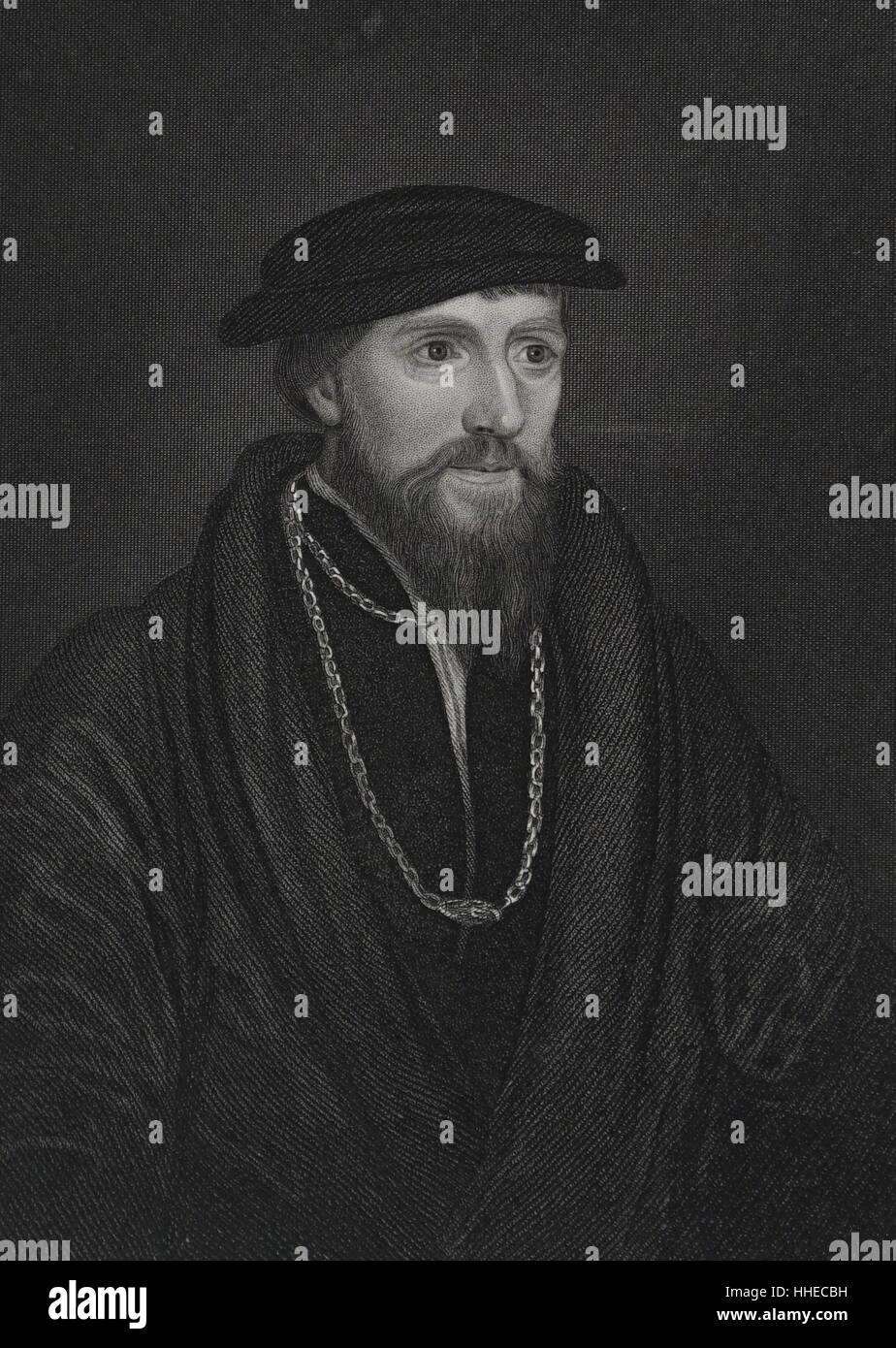 Anthony Denny (1501-1549) English courtier; favourite of Henry VIII Stock Photo