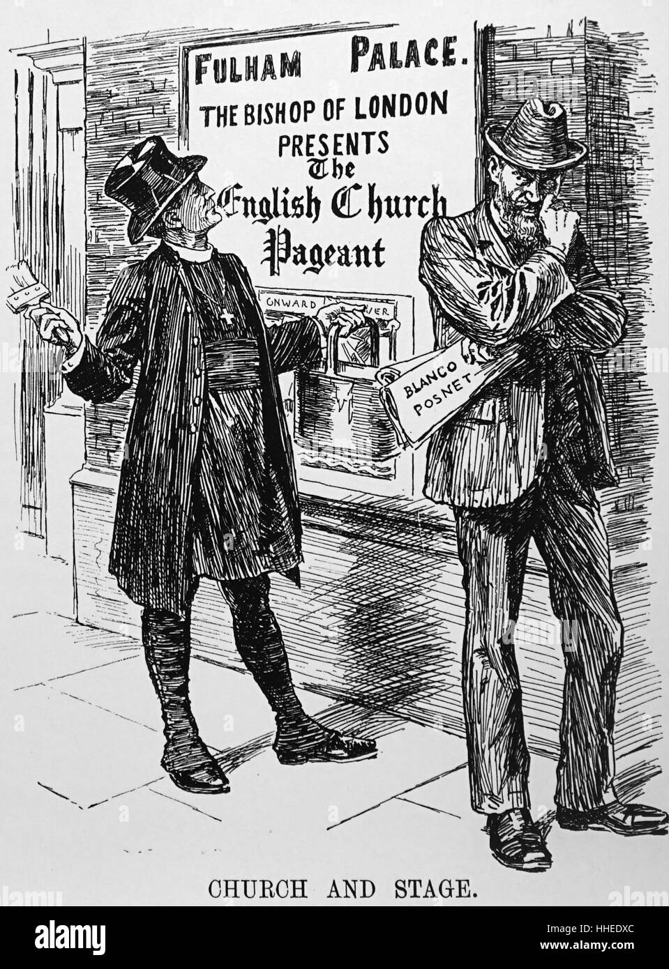 An example of censorship by the Lord Chamberlain due to religious content. Dated 20th Century