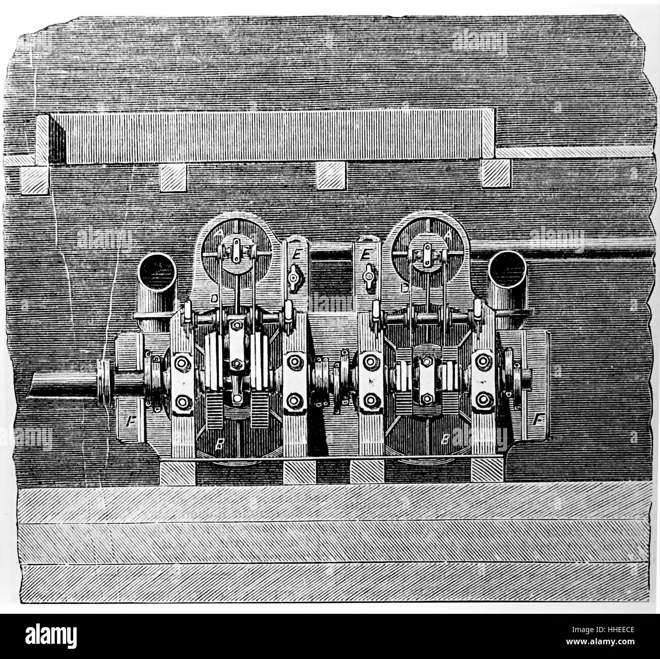 Double expansion engine Black and White Stock Photos & Images Alamy