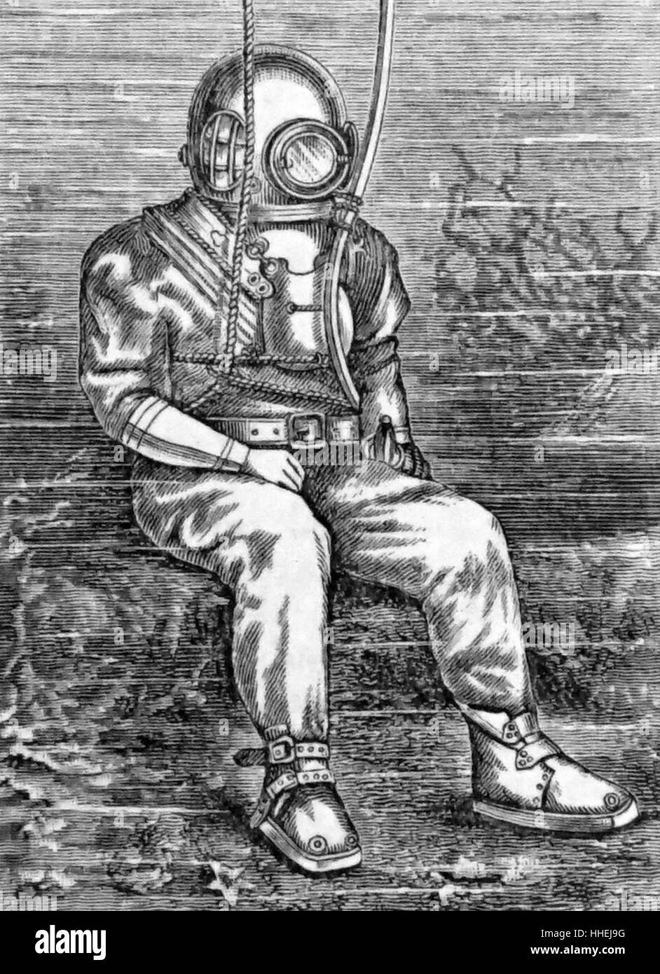 19th century deep sea diver hi-res stock photography and images - Alamy