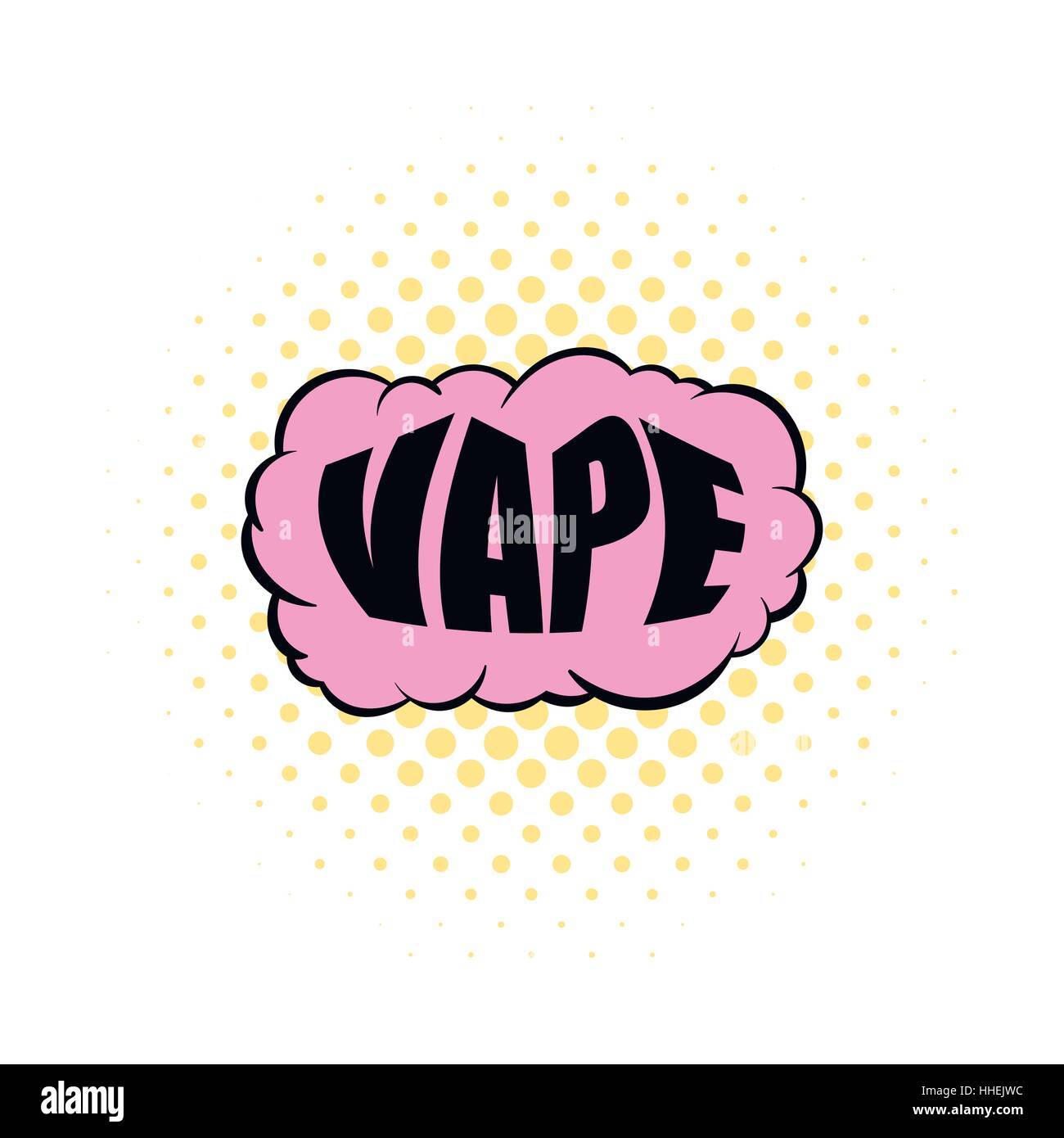 Electronic cigarette battery icon comics hi-res stock photography and  images - Alamy