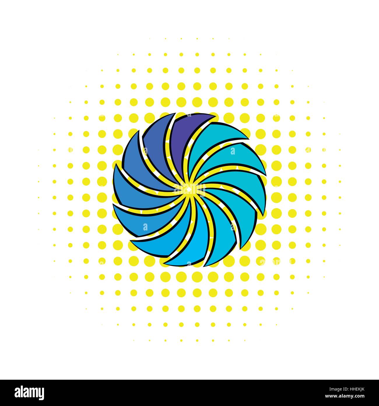 Loading icon in comics style Stock Vector Image & Art - Alamy