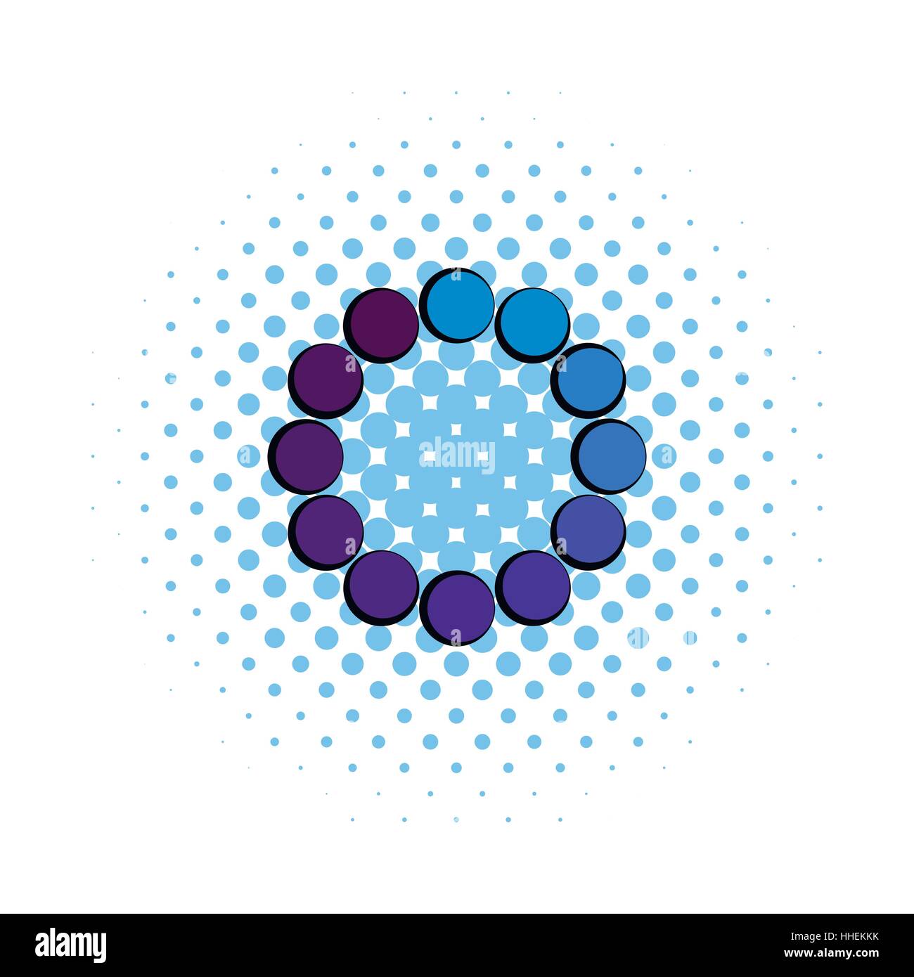 Loading icon in comics style Stock Vector Image & Art - Alamy