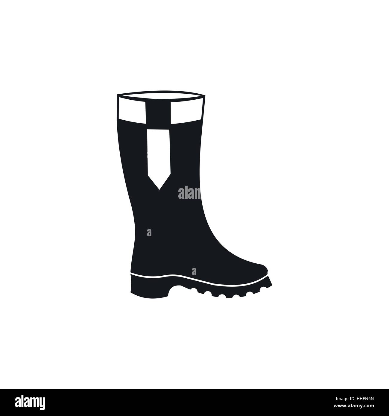 Rubber boots icon, simple style Stock Vector Image & Art - Alamy