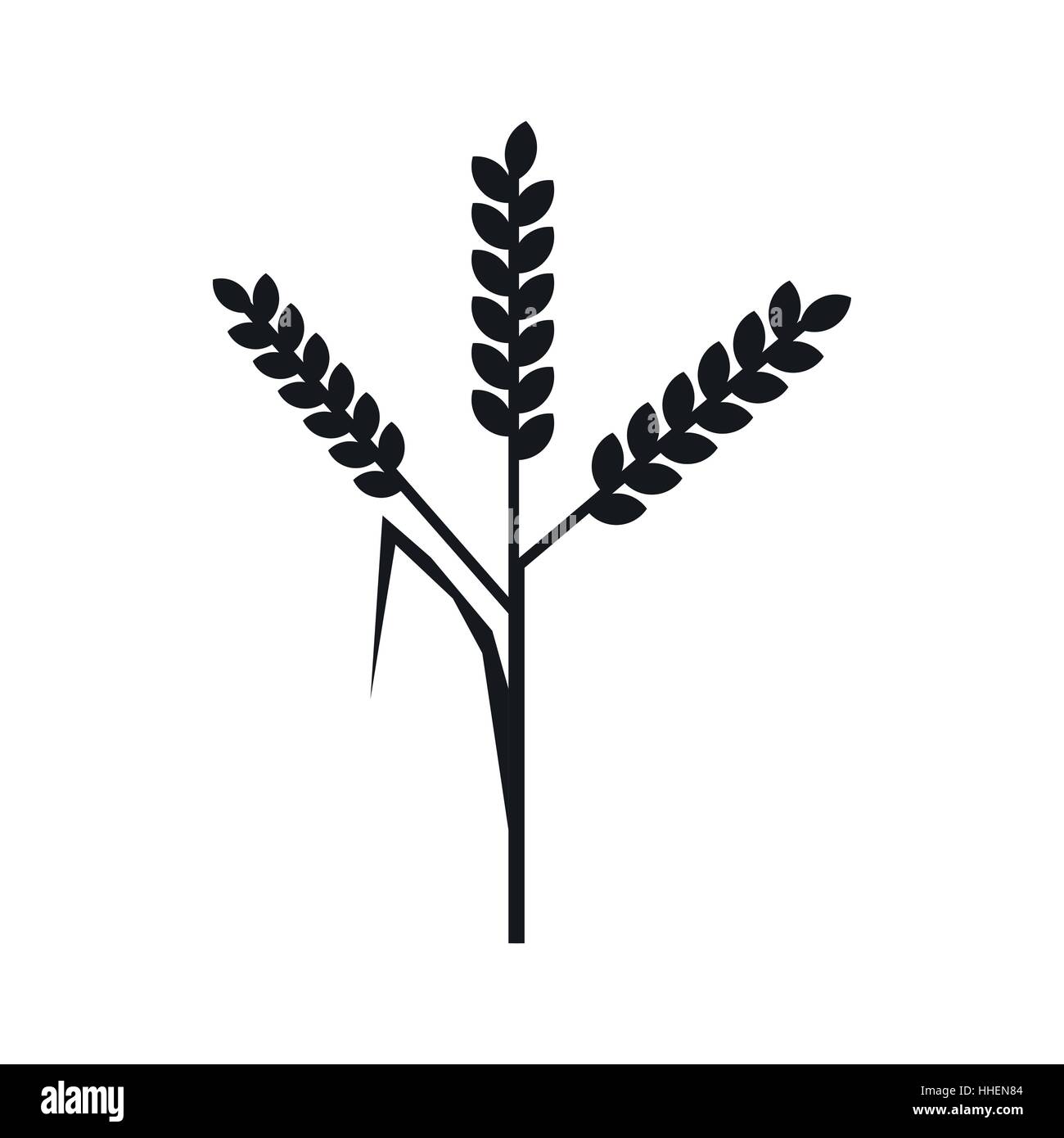 Wheat ears icon, simple style Stock Vector Image & Art - Alamy