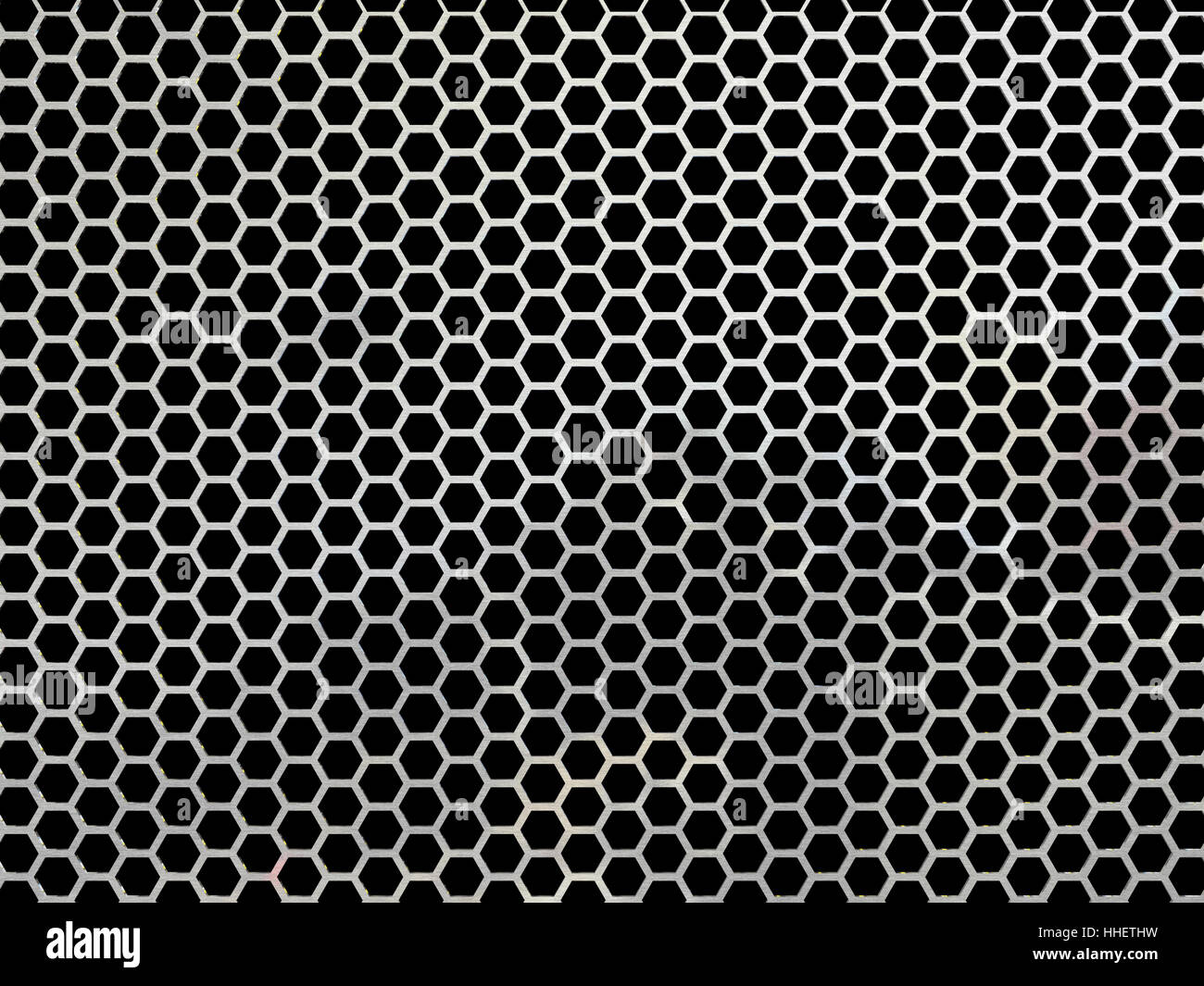 Steel Metal Aluminum Aluminium Mesh Pattern Hexagonal Stock Photo Alamy