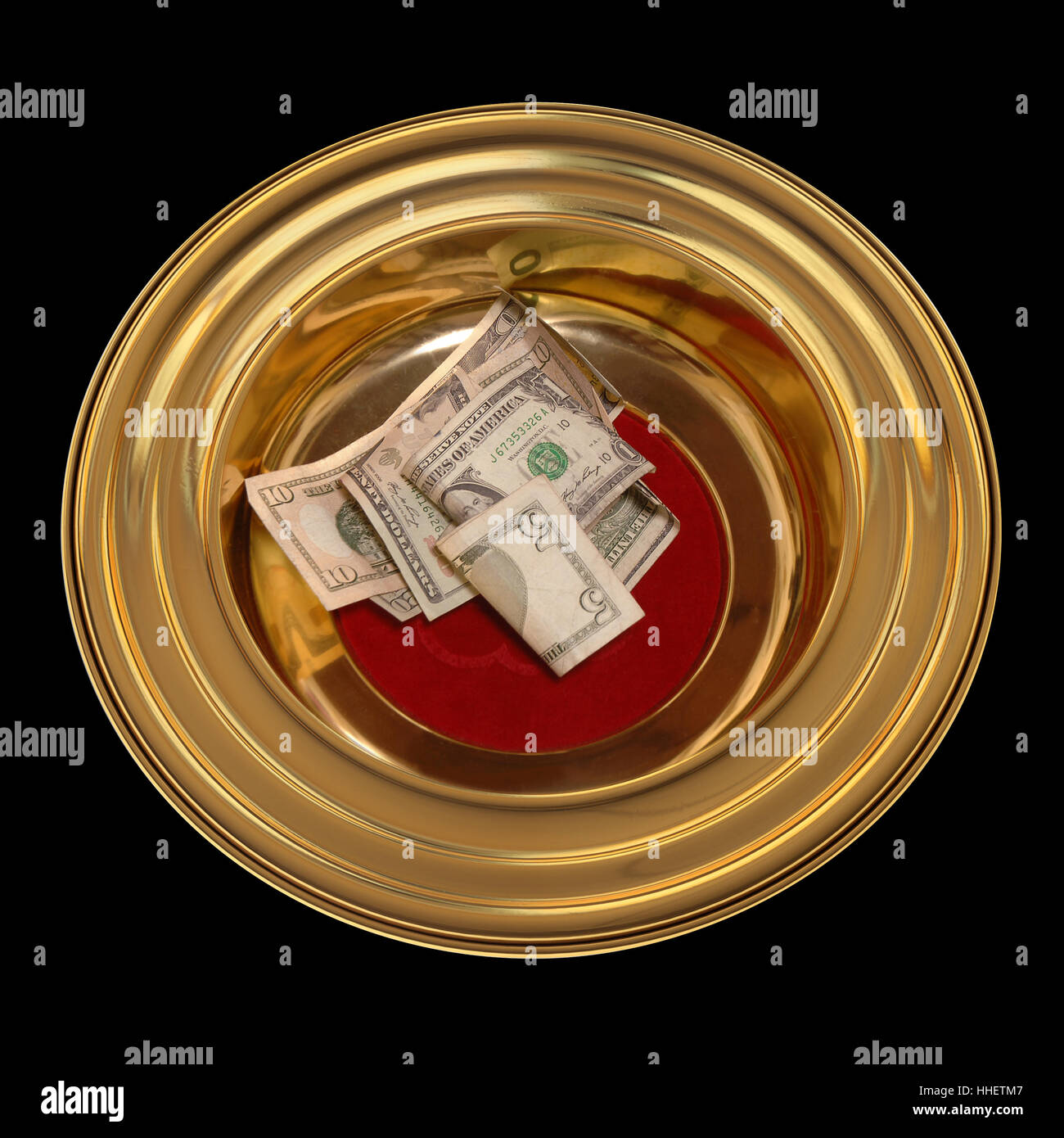 dollar, dollars, church, currency, charity, gold, money, plate, dollar, Stock Photo