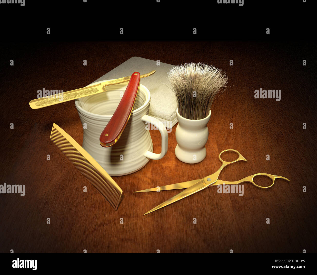 scissors, scissor, retro, comb, shaving, combing, antique, vintage, scissors, Stock Photo