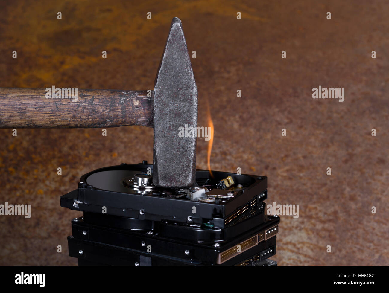 Hard disk drive with engine hires stock photography and images Alamy