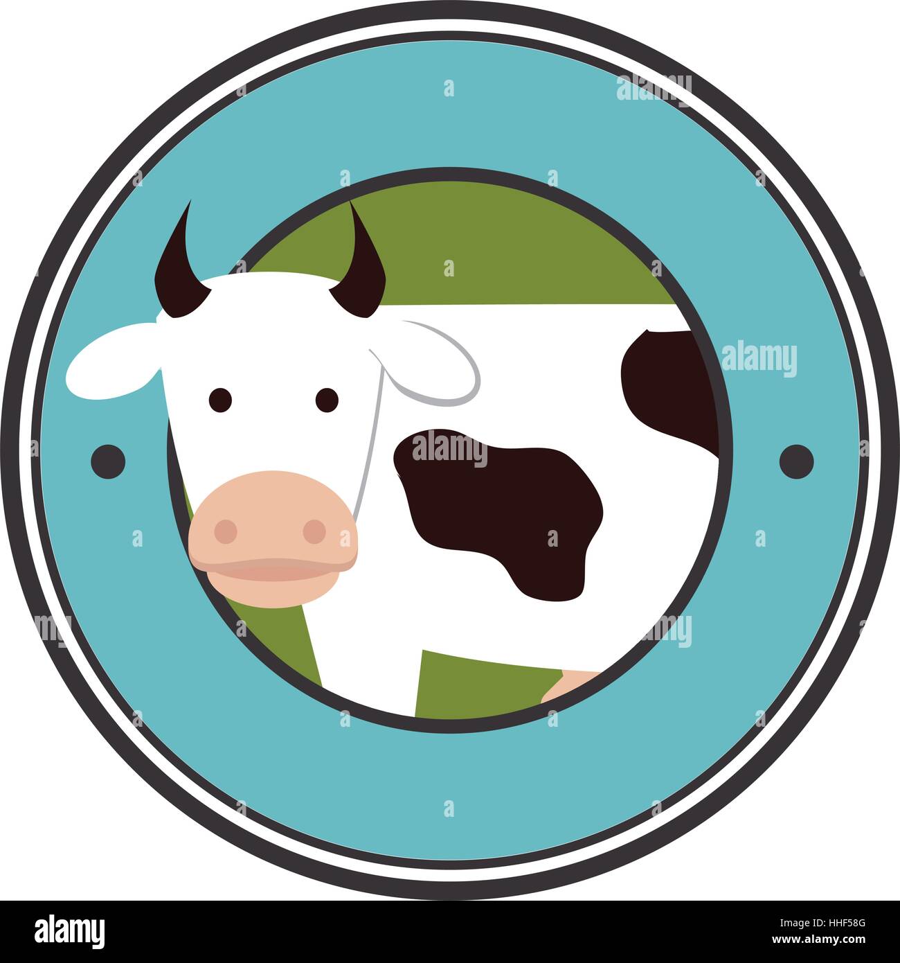 cow animal farm icon vector illustration design Stock Vector Image ...