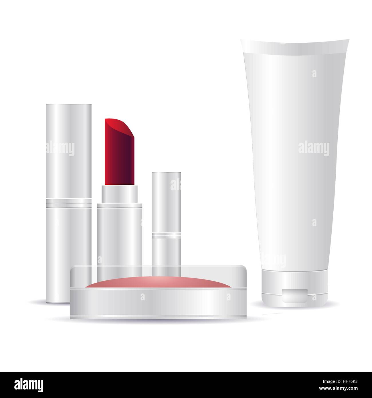 plastic containers for makeup Stock Vector Image & Art Alamy