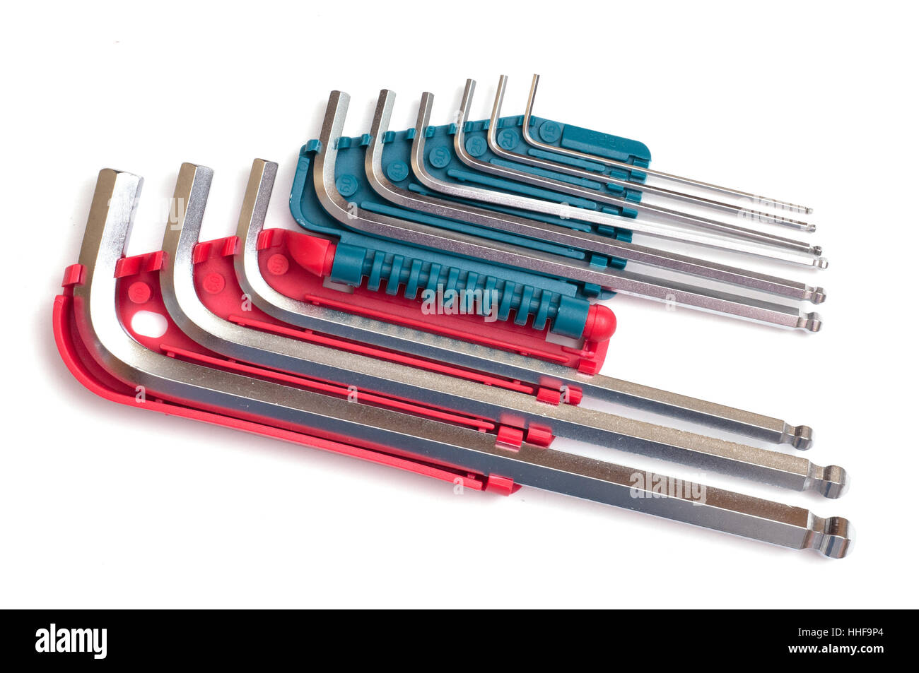 tool, metal, hexagon socket, lshaped hexagon key, key, set, blue