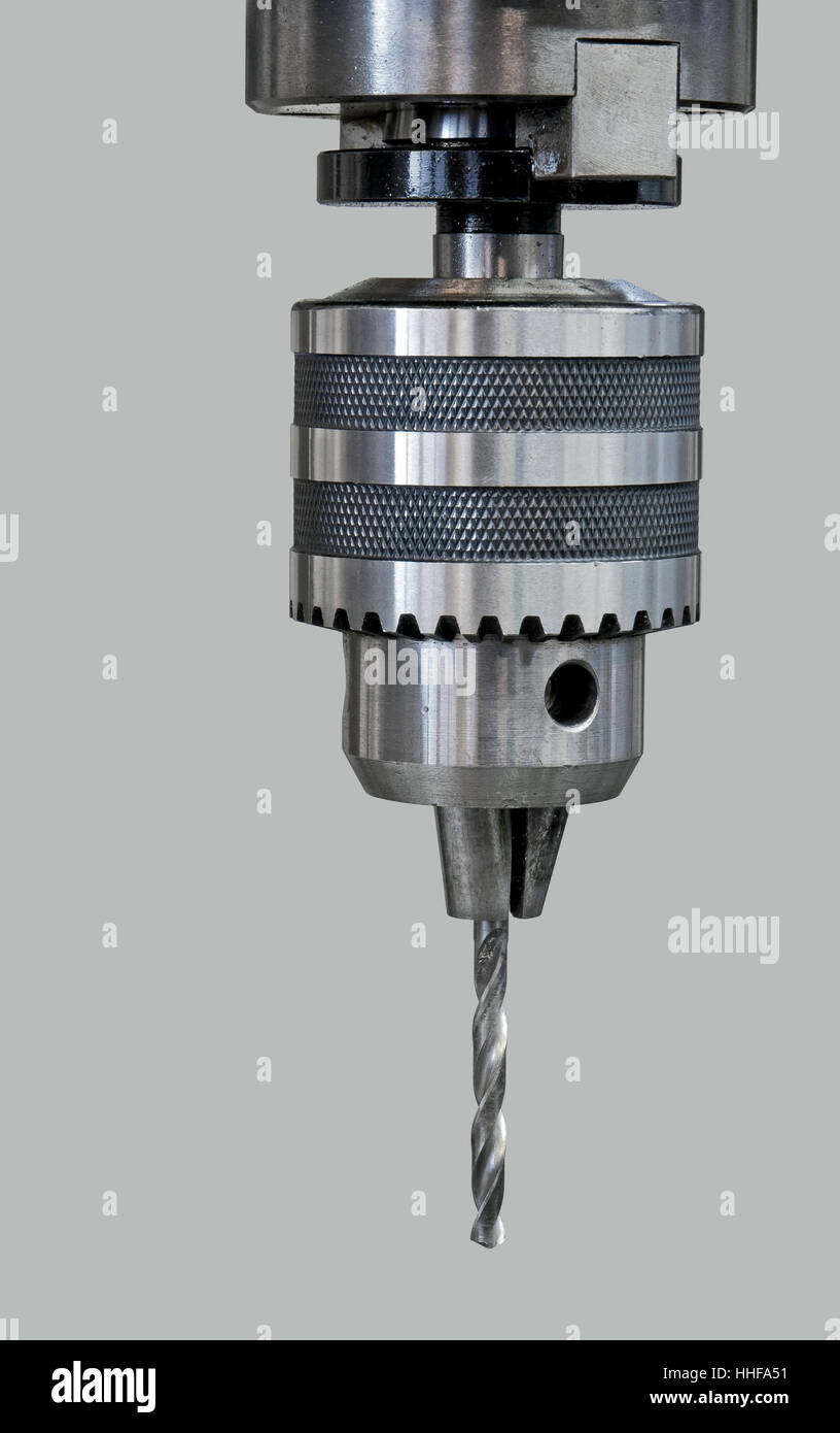 detail of a industrial drill bit in grey back Stock Photo Alamy