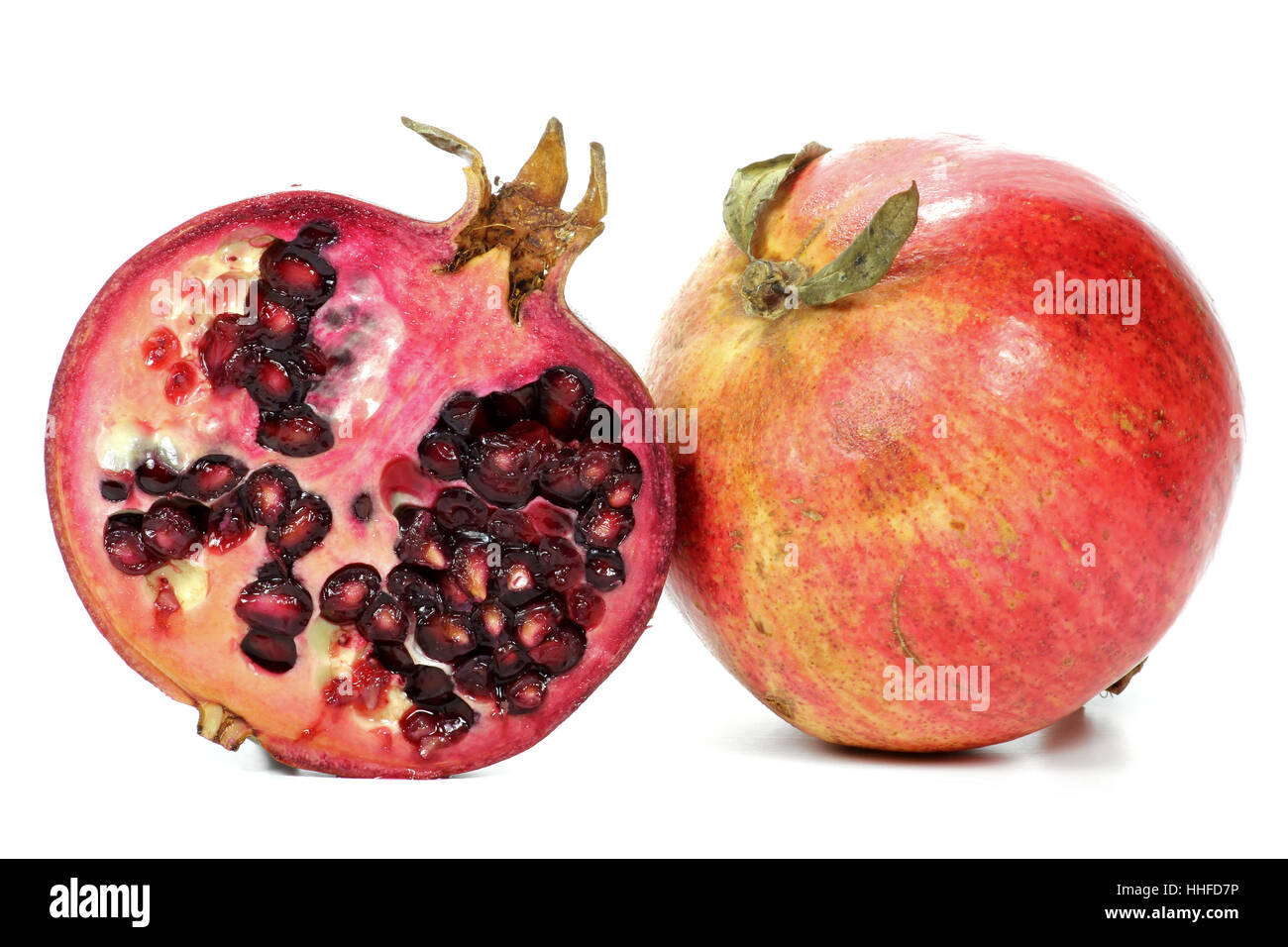 pomegranate isolated on white background Stock Photo