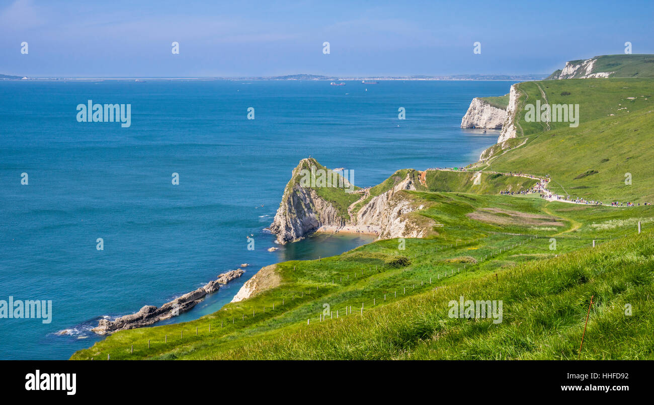 Great Britain, South West England, Dorset, Jurassic Coast at Durdle Door Stock Photo