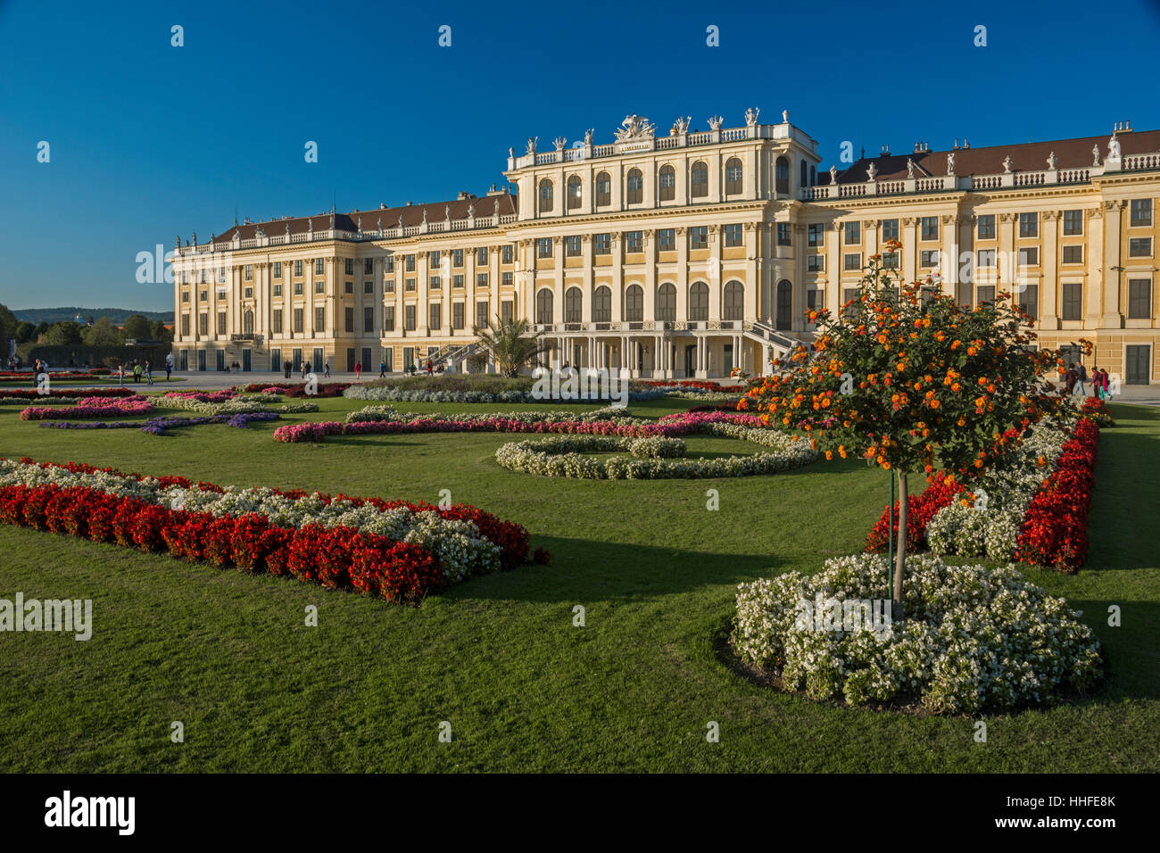Schonbrunn Palace Vienna Austria Stock Photo