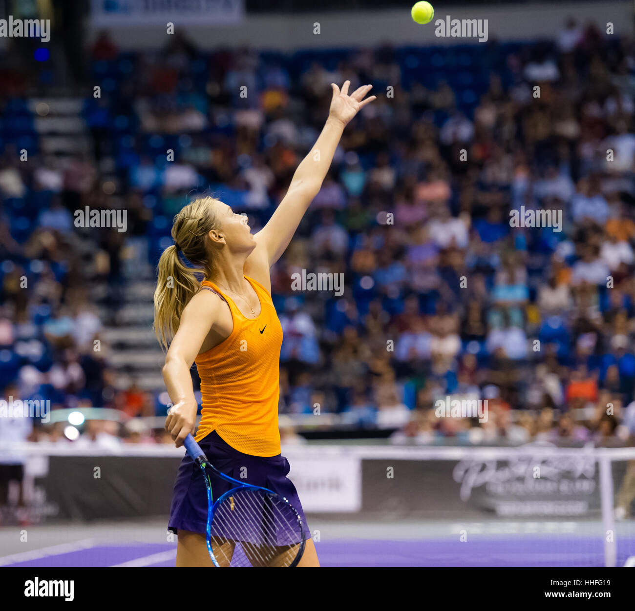 SAN JUAN, PUERTO RICO - DECEMBER 15 : Maria Sharapova at the 2016